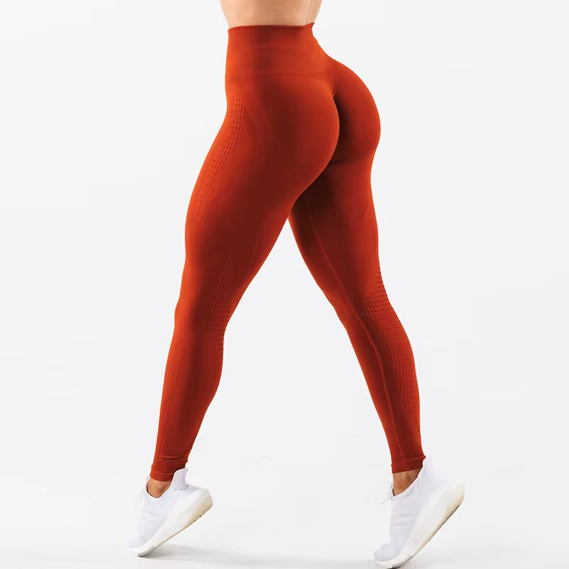 Tummy Control Seamless Sweat Pants Woman Outdoor Sports Fitness Gym Workout Pants Women'S Scrunch Butt Lifting Yoga Leggings